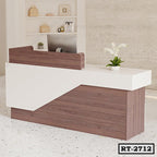 Modern Reception Desk with Storage Cabinet RT-2712