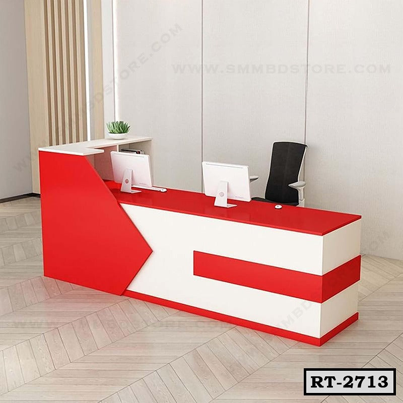 Two User Contemporary Office Reception Table RT-2713
