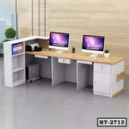 Two User Contemporary Office Reception Table RT-2713
