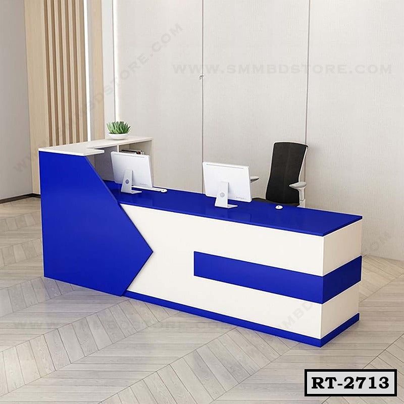 Two User Contemporary Office Reception Table RT-2713