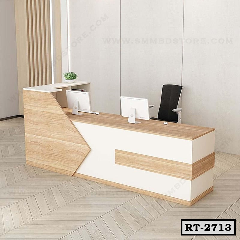 Two User Contemporary Office Reception Table RT-2713