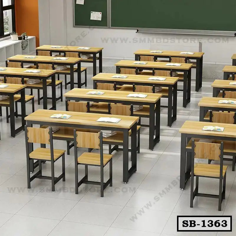 Heavy Duty Two Seater School Bench Price in Bangladesh SB-1363 Secondary image