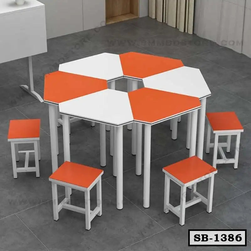 Classroom Table | Group Study Table For Kids SB-1386 Secondary image