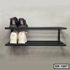 2 Tier Industrial Wall Mount Shoe Rack SR-1007