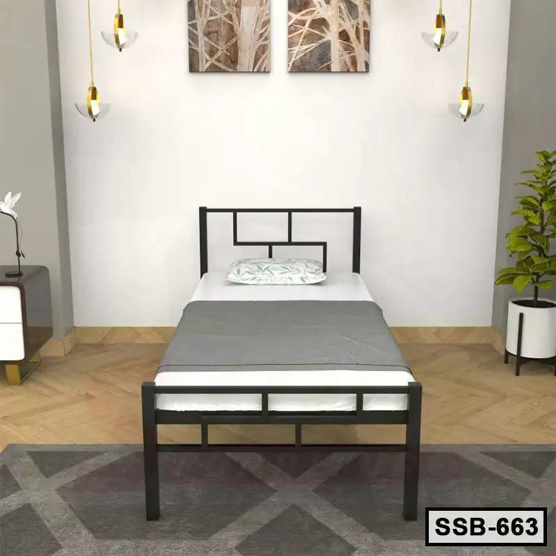 Simple Metal Single Bed | SSB-663