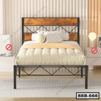 Modern Strength Single Metal Bed-SSB-666–SMM BD STORE
