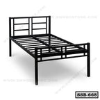 Space-Saving Single Metal Bed for Home-SSB-668