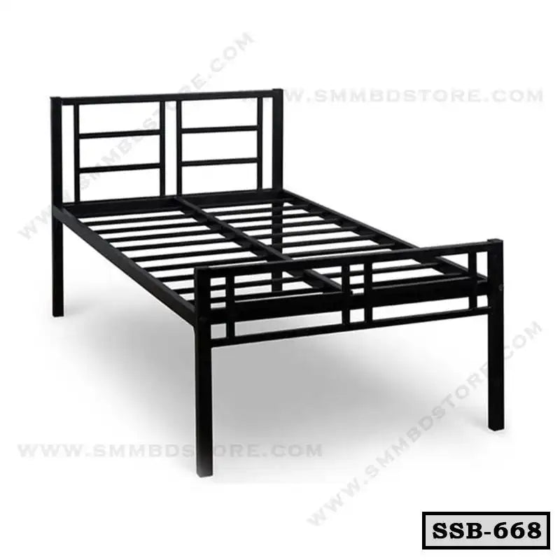 Space-Saving Single Metal Bed for Home-SSB-668