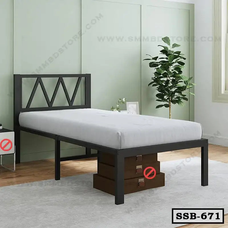 Twin Metal Bed Frame for Home Main image