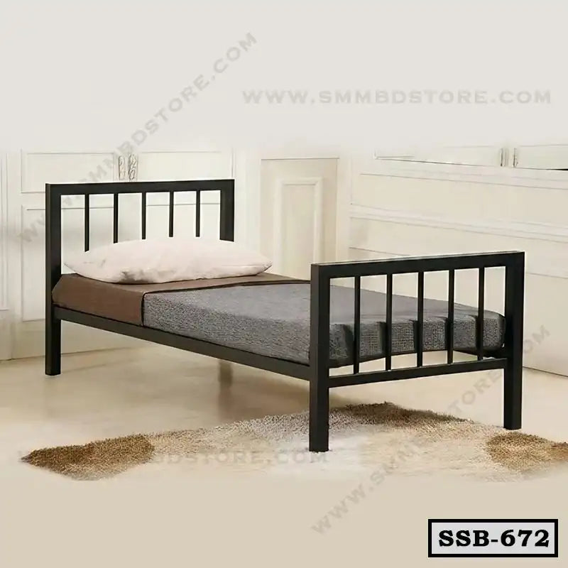 Strong Single Metal Bed for Home