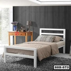 Modern Single Metal Bed Design