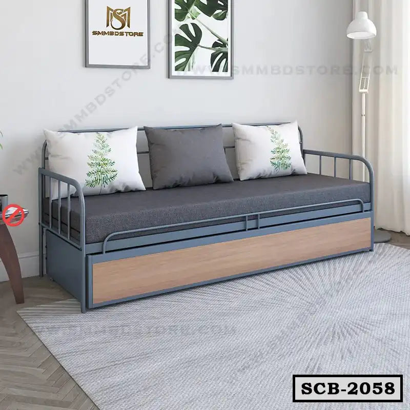 Folding Sofa Cum Bed For Living Room SCB-2058 Secondary image