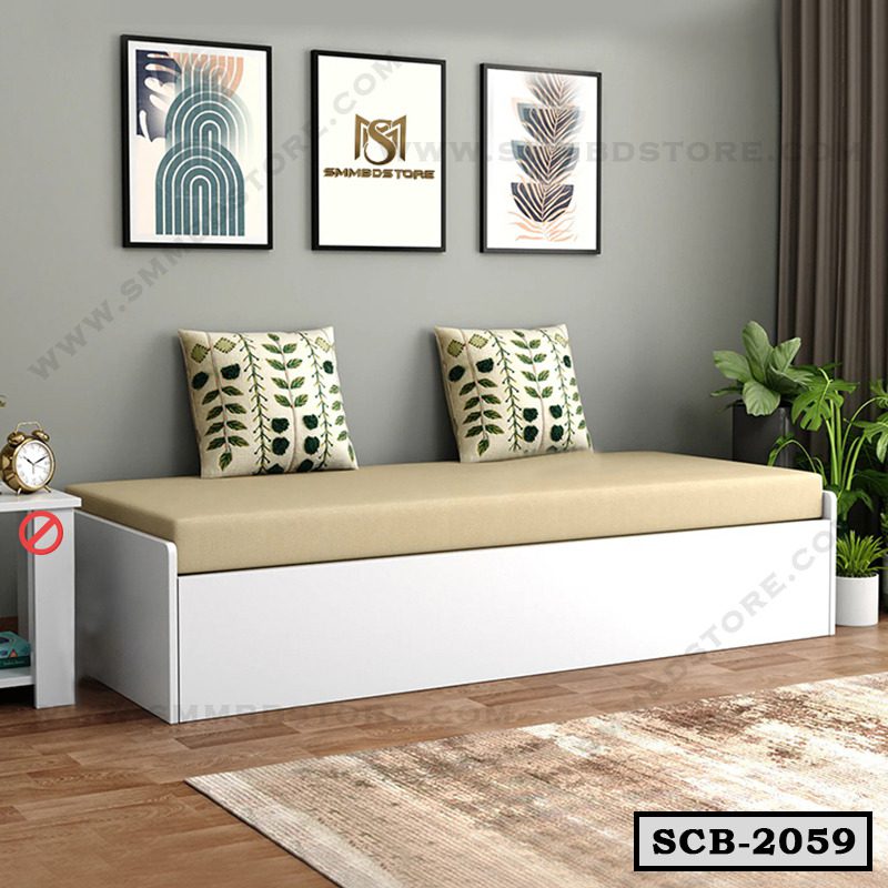 Melamine Board Folding Sofa Cum Bed SCB-2059