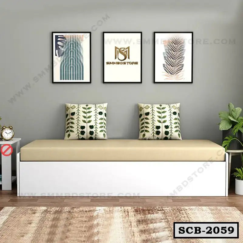 Melamine Board Folding Sofa Cum Bed SCB-2059 Secondary image