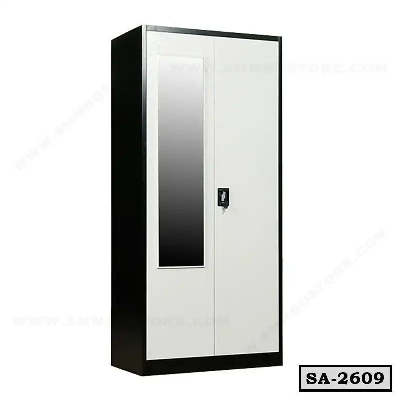 Dual Tone Steel Almirah with Glass | SA-2609 Main image