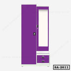 Modern Bedroom Steel Almirah with Mirror and Drawer SA-2611