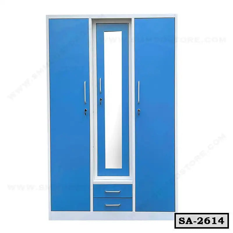 Coastal Charm Tripel-Door Almirah-SA-2614 Secondary image
