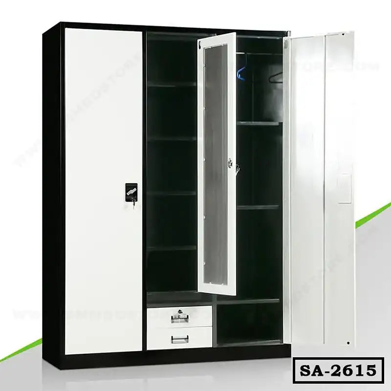 Monochrome Elegance Almirah-SA-2615 Secondary image