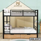 Metal Bunk Bed with Drawers SBB-2307