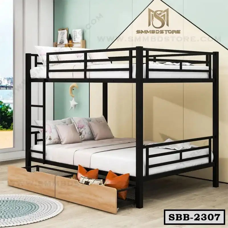 Metal Bunk Bed with Drawers SBB-2307
