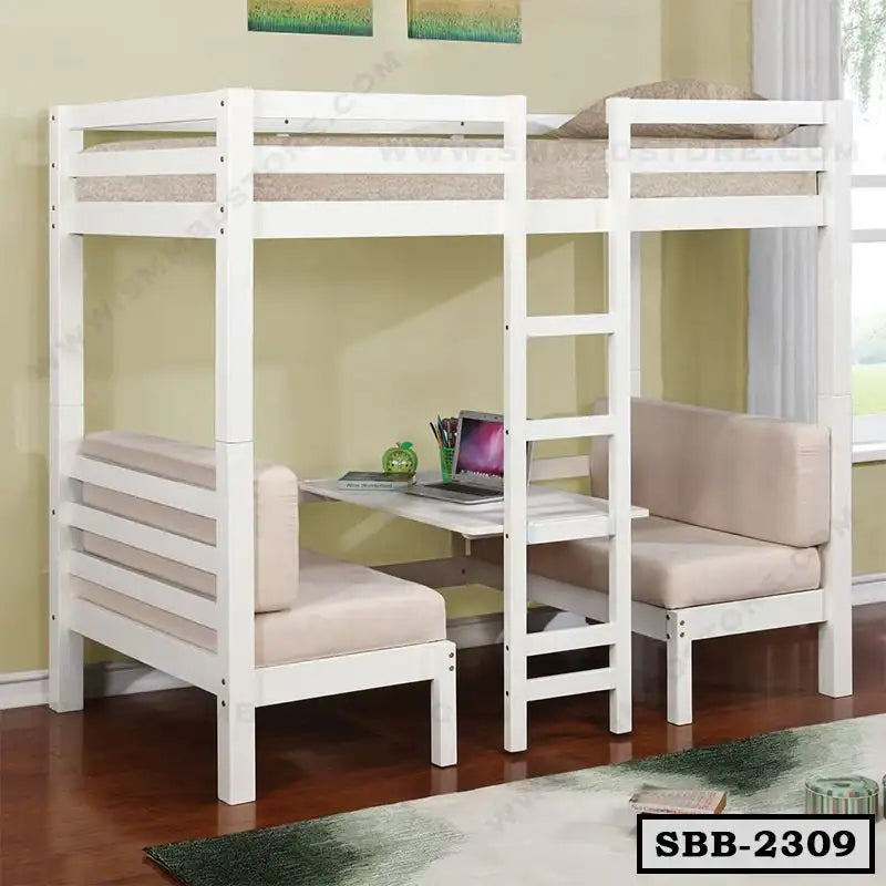 Modern Bunk Bed with Desk SBB-2309