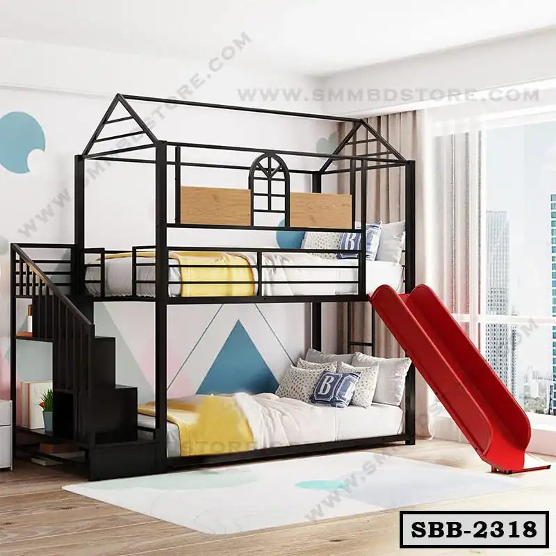 House Shaped Bunk Bed For Kids SBB-2318 Main image