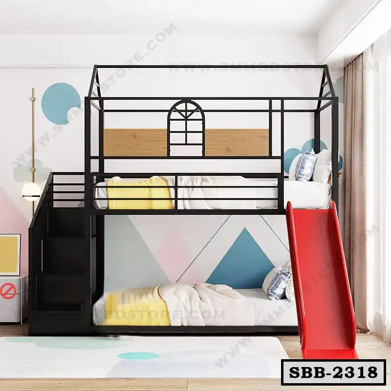 House Shaped Bunk Bed For Kids SBB-2318 Secondary image