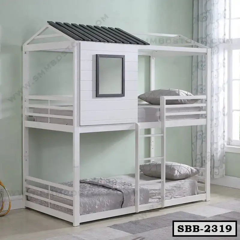 Metal Twin Over Twin Bunk Bed SBB-2319 Secondary image