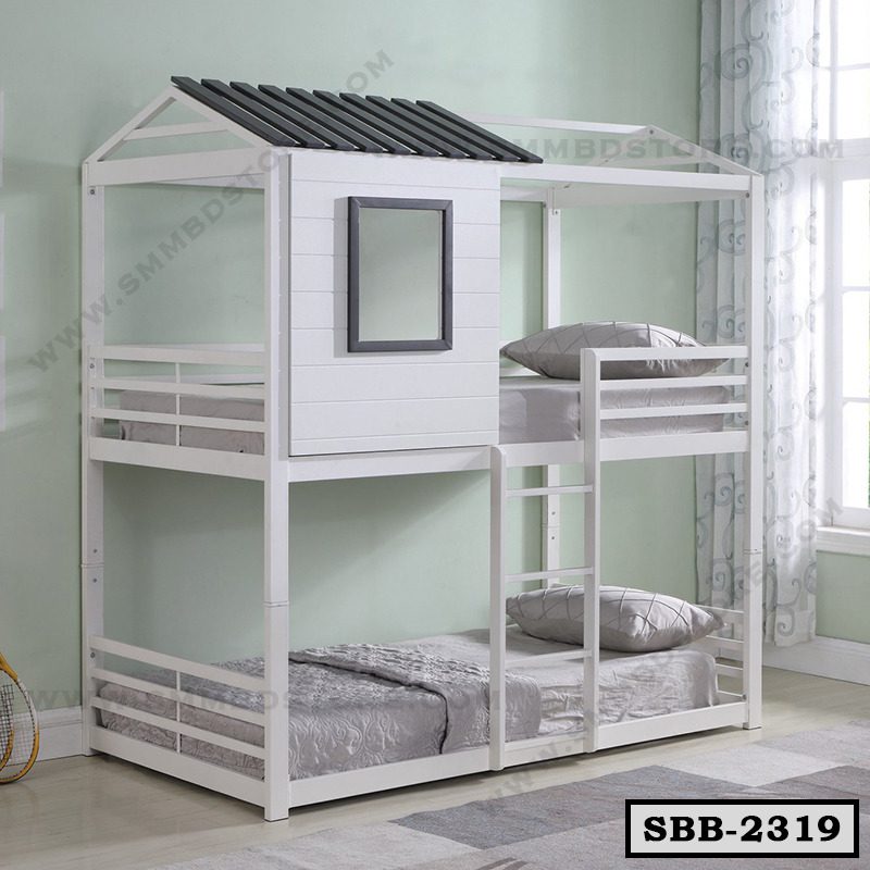 Metal Twin Over Twin Bunk Bed SBB-2319