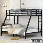Space Saving Metal Bunk Bed With 2 Ladders SBB-2324
