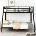 Space Saving Metal Bunk Bed With 2 Ladders SBB-2324