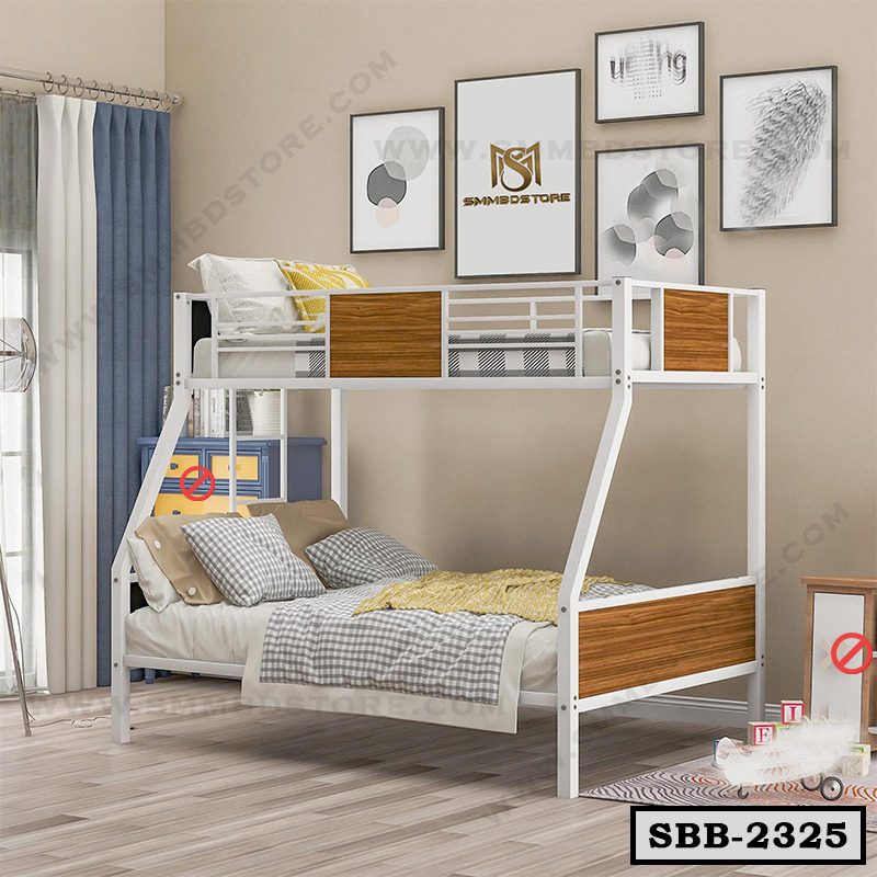 Home Bedroom Furniture Space Saving Steel Bunk Bed SBB-2325