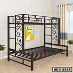 Modern New Twin Over Bunk Bed in Metal Finish SBB-2328