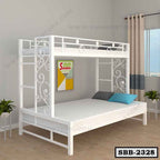 Modern New Twin Over Bunk Bed in Metal Finish SBB-2328