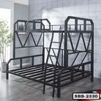 Queen Over Queen Metal Bunk Bed SBB-2330