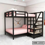 Double Steel Bunk Bed With Stair SBB-2333