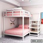 Double Steel Bunk Bed With Stair SBB-2333