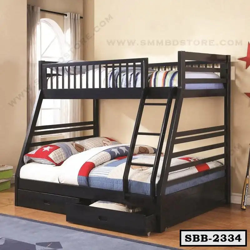 Steel Bunk Bed with Storage | SBB-2334-SMM BD STORE Main image