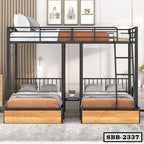 Triple Bunk Bed with drawer-SBB-2337