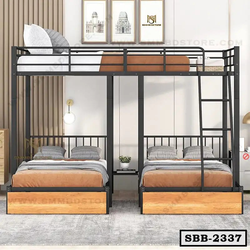 Triple Bunk Bed with drawer-SBB-2337