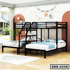 Triple Bunk Bed with Storage-SBB-2338
