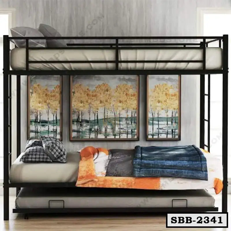 Space Saving Twin Size Metal Bunk Bed SBB-2341 Secondary image