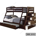 Space-Saving Bunk Bed with Extra Bed-SBB-2342