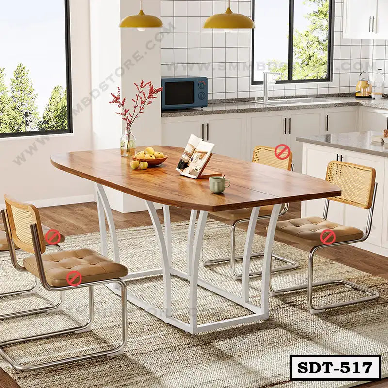 Steel Dining Table for Home and Office SDT-517 Secondary image