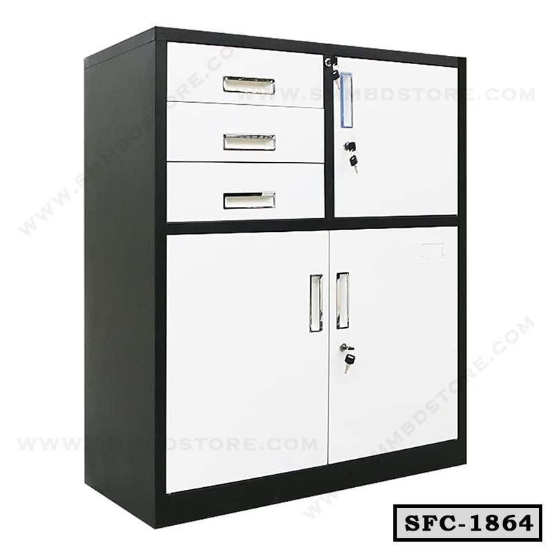 Modern Office File Cabinet with 3 Drawer and 3 Door SFC-1864