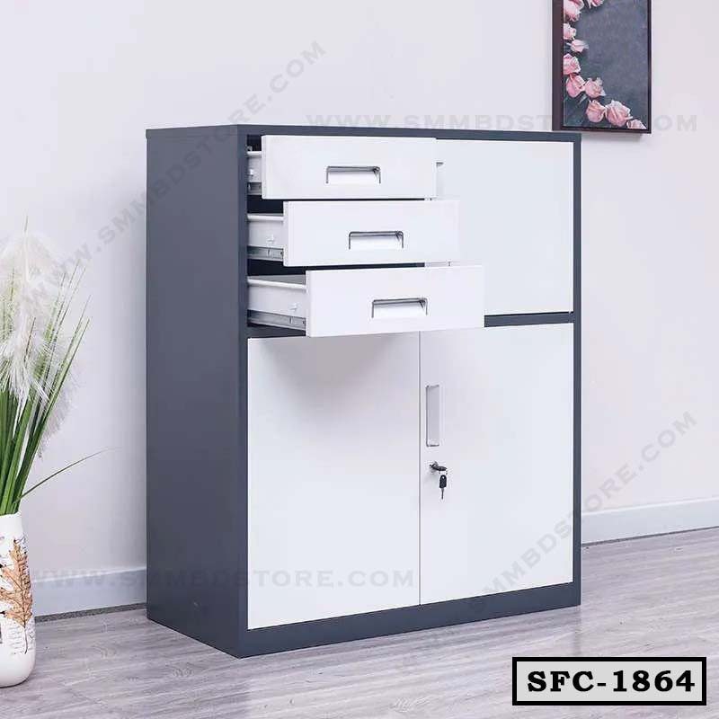 Modern Office File Cabinet with 3 Drawer and 3 Door SFC-1864