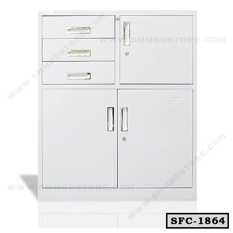 Modern Office File Cabinet with 3 Drawer and 3 Door SFC-1864