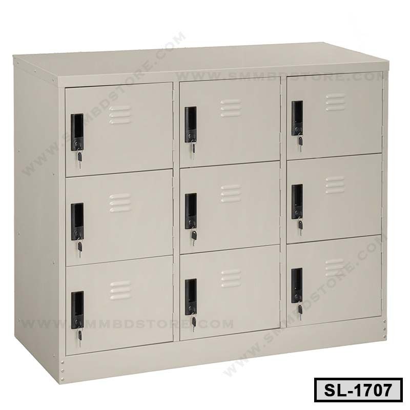 9-Door Steel Locker Price in BD SL-1707