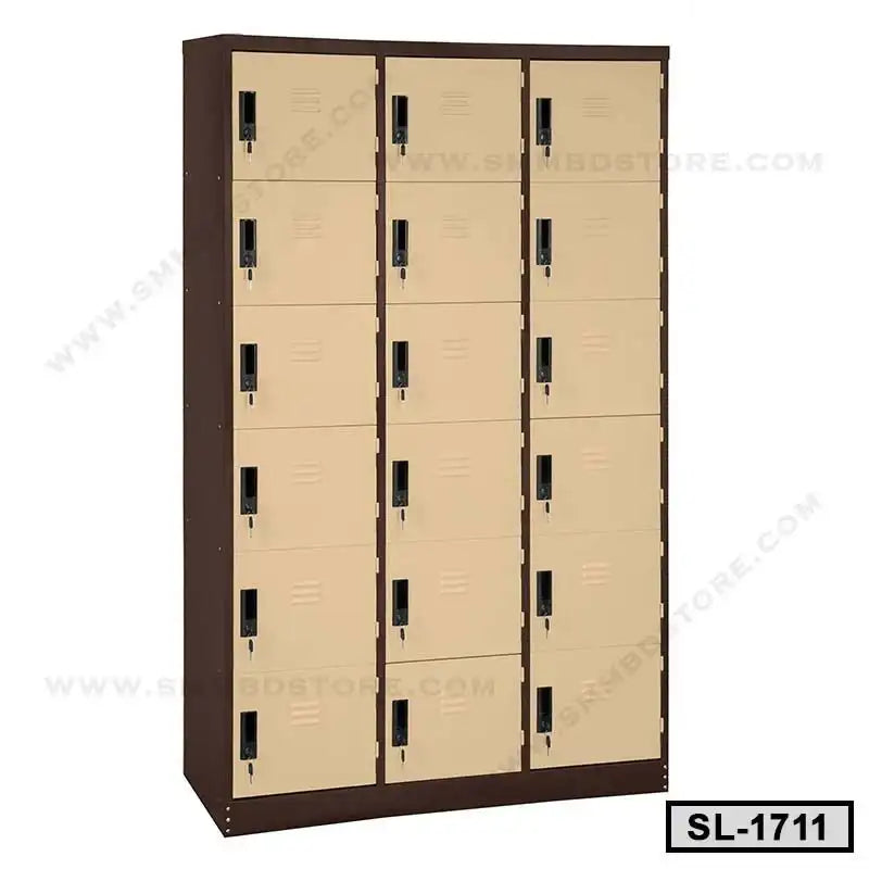 18-Door Steel Employee Locker SL-1711 Secondary image