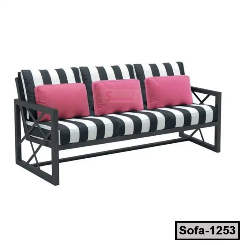 Modern Steel Sofa Price in Bangladesh S-1253 – SMM BD STORE Main image